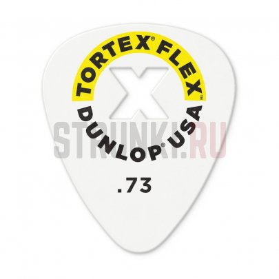 Медиатор, 1шт, толщина 0,73мм, Dunlop 428XR.73 Tortex Flex X