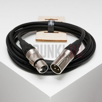 Кабель микрофонный, XLR SHNOOR MC226-XMXF-2m, 2 м (прямой-прямой)
