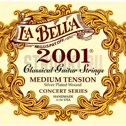 Струны для классической гитары La Bella 2001M 2001 Medium Tension 29-41
