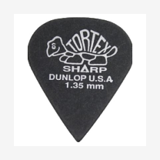 Медиатор Dunlop 412P1.35 Tortex Sharp, 1.35 мм, упаковка 12 шт.