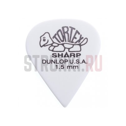 Медиатор Dunlop 412P1.50 Tortex Sharp, 1.5 мм, упаковка 12 шт.