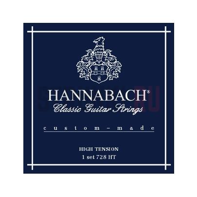 Струны для классической гитары Hannabach 728HT Custom Made Blue 28-44