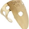 Медиатор-коготь металлический DUNLOP 37P.015, латунь картинка 0