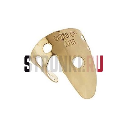 Медиатор-коготь Dunlop 37R.015, латунь, 0.15 мм, 1 шт.