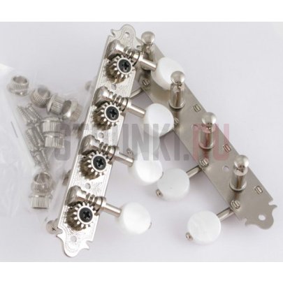 Колки 4+4 для мандолины, GOTOH MA40-MW, никель