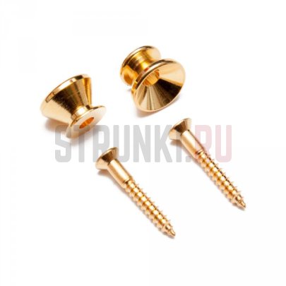 Комплект из 2х креплений ремня, средние GOTOH EP-B2, золото