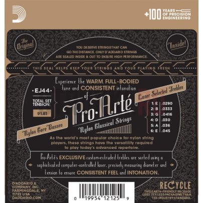 Струны для классической гитары D'Addario Pro-Arte EJ44 29-45