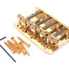 Бридж для 4-струнной бас-гитары GOTOH 203B-4G, золото картинка 0