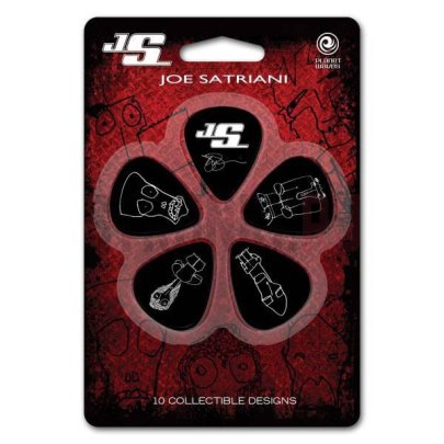 Набор медиаторов Planet Waves 1CBK4-10JS Joe Satriani, 0.7 мм, упаковка 5 шт.