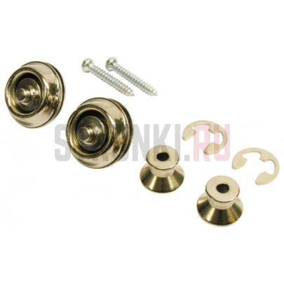 Комплект стреплоков (пара) DUNLOP SLS1102BR ORIGINAL, бронза