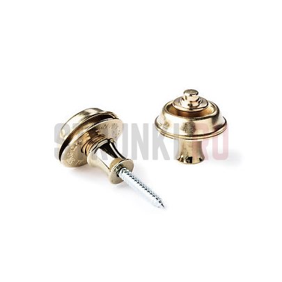 Комплект стреплоков (пара) DUNLOP SLS1102BR ORIGINAL, бронза