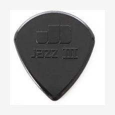 Набор медиаторов Dunlop 47P3S Nylon Jazz III, черные, 1.38 мм, упаковка 6 шт.