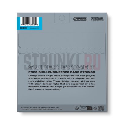 Струны для бас-гитары Dunlop DBSBS45125 Super Bright 45-125