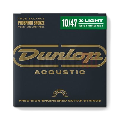 Струны для акустической гитары Dunlop Phosphor Bronze DAP1047J 10-47