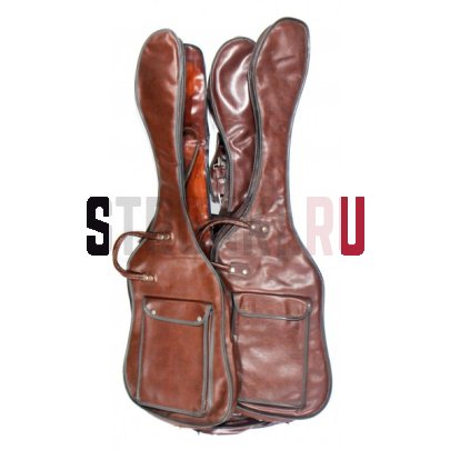 Кожаный чехол для бас-гитары, коричневый (б/у) Япония (2 категория)