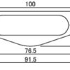 HOSCO MR-STBS монтажная рамка для сингла на Stratocaster, чёрная картинка 2