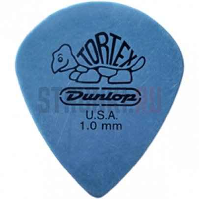 Медиатор Dunlop 498R1.0 Tortex Jazz III XL, 1 мм, 1 шт.