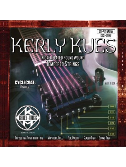 Струны для электрогитары Kerly Kues Strings KQX-0942 9-42