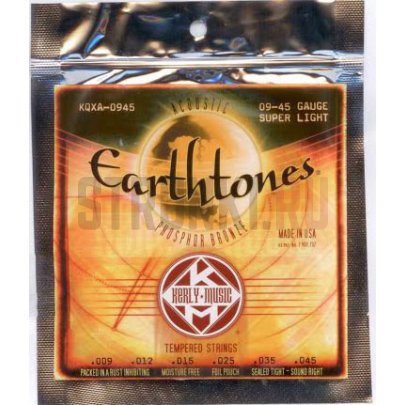Струны для акустической гитары Kerly KQXA-0945 Earthtones Phosphor Bronze 9-45