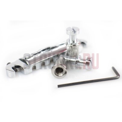 Бридж Wrap-around д/LP, ш-17.7мм Musiclily MX0844CR хром