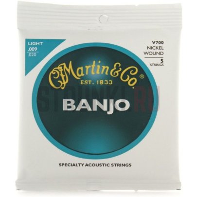 Струны для банджо Martin & Co Vega V700 9-20