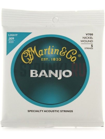Струны для банджо Martin & Co Vega V700 9-20