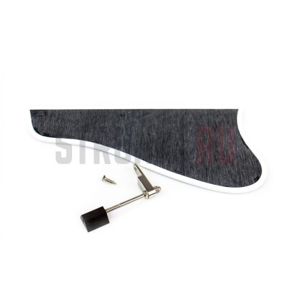 Пикгард для полуакустической (archtop) гитары HOSCO ATPGB-L Gibson style, никелевый кронштейн