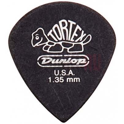 Набор медиаторов Dunlop 482P1.35 Tortex Pitch Black Jazz III, 1.35 мм, упаковка 12 шт.