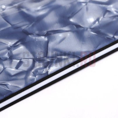 Панель для оригинального Fender Precision Bass US/Mexico, трехслойная, Musiclily MX0367, для 4-струнных серый перламутр