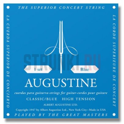 Струны для классической гитары Augustine Classic Blue 28-45