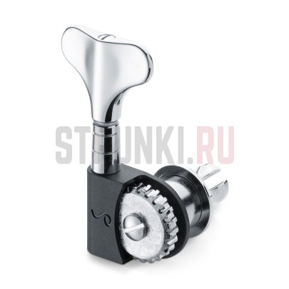 Колки 4 в линию для бас-гитары SCHALLER 10270201.22.73 BM Light, хром