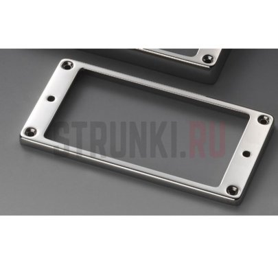 Рамка для хамбакера радиусная, металлическая, нековая SCHALLER  17040212, хром