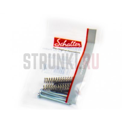 SCHALLER 17030215, набор ДЮЙМОВЫХ винтов и саморезов для монтажа рамок звукоснимателей High, хром