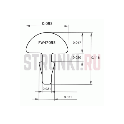 Ладовая проволока нейзильбер, 30 см, (ш 2.41 мм, в 1,19 мм), JESCAR FW47095