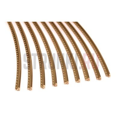 Ладовая проволока EVO GOLD, 30 см, (ш 2.41 мм, в 1,19 мм), JESCAR FW47095-EVO