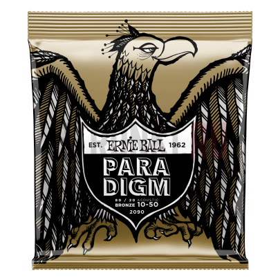 Струны для акустической гитары Ernie Ball 2090 Paradigm 10-50