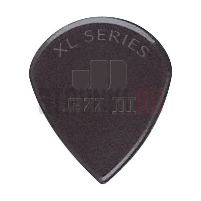 Медиатор Dunlop 47RXLS Jazz III XL, черный, 1.38 мм, 1 шт.