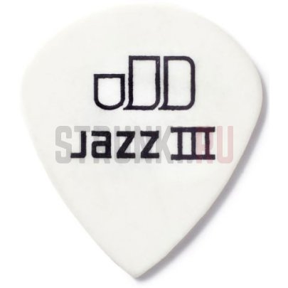 Набор медиаторов Dunlop 478P.88 Tortex Jazz III White Cabinet, 0.88 мм, упаковка 12 шт.