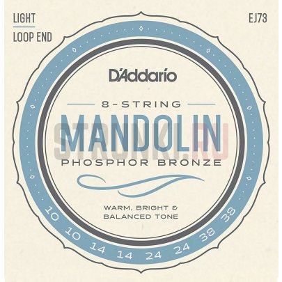 Струны для мандолины D'Addario Mandolin EJ73 10-38