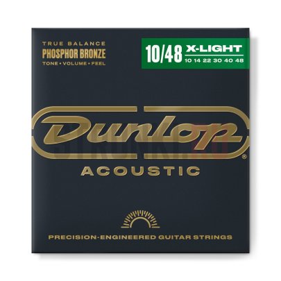 Струны для акустической гитары Dunlop Phosphor Bronze DAP1048 10-48
