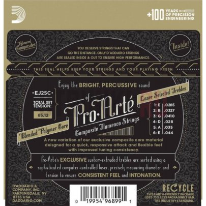 Струны для классической гитары D'Addario Pro-Arte Composite EJ25C 29-44