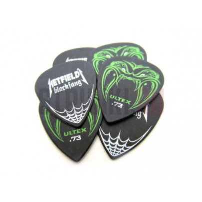 Набор медиаторов Dunlop PH112P.73 Hetfield Black Fang, 0.73 мм, упаковка 6 шт.