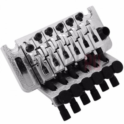 Бридж Floyd Rose тремоло, цвет хром, 92*59 mm, single lock, PARTSLAND BL004CR