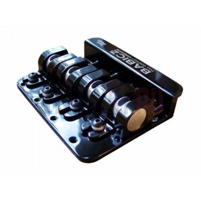 Бридж для 4-струнной бас-гитары Babicz FCH4AMBKP Bass Bridge, Original Series, чёрный