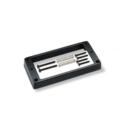 Рамка для хамбакера бриджевая плоская SCHALLER 17040413, черная