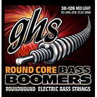 Струны для бас-гитары GHS Round Core Bass Boomers RC-6ML-DYB 30-126