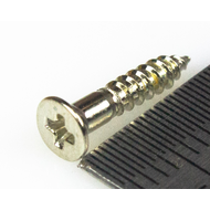 HOSCO PSH-08N, саморез для рамок хамбакера (2.4 x 13 мм), никель, 8 штук