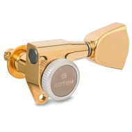 Колок одиночный GOTOH SG301-MGT-04-o, Ex-Long, левый, золотой