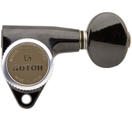 Комплект колков 4+3 GOTOH SG301-MGT-05, локовые, черные