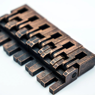 Набор седел для Floyd Rose 1000 FR1BSSABP 1000 Series Saddle Set, 6 струн, античная бронза